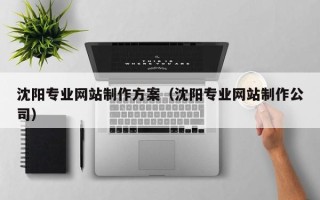 酒泉沈阳专业网站制作方案（沈阳专业网站制作公司）